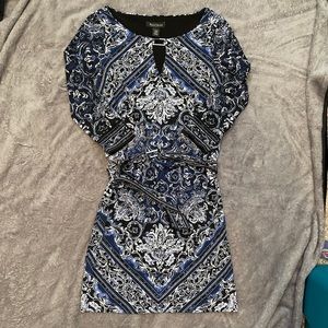 White House Black Market Blue Dress